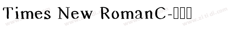 Times New RomanC字体转换